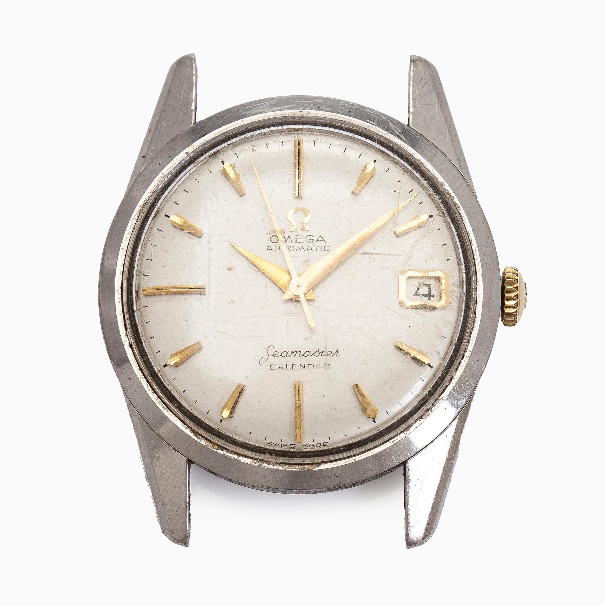 Omega, Seamaster, Calendar, wristwatch, 33.5 mm.