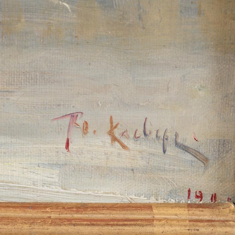 JULIUS VON KLEVER, VINTERN 1911, MOSKVA.