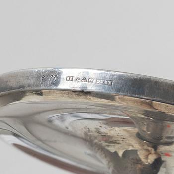 A pair of Swedish silver candlesticks, marks of Tore Eldh, K&EC, Gothenburg 1965-1967.