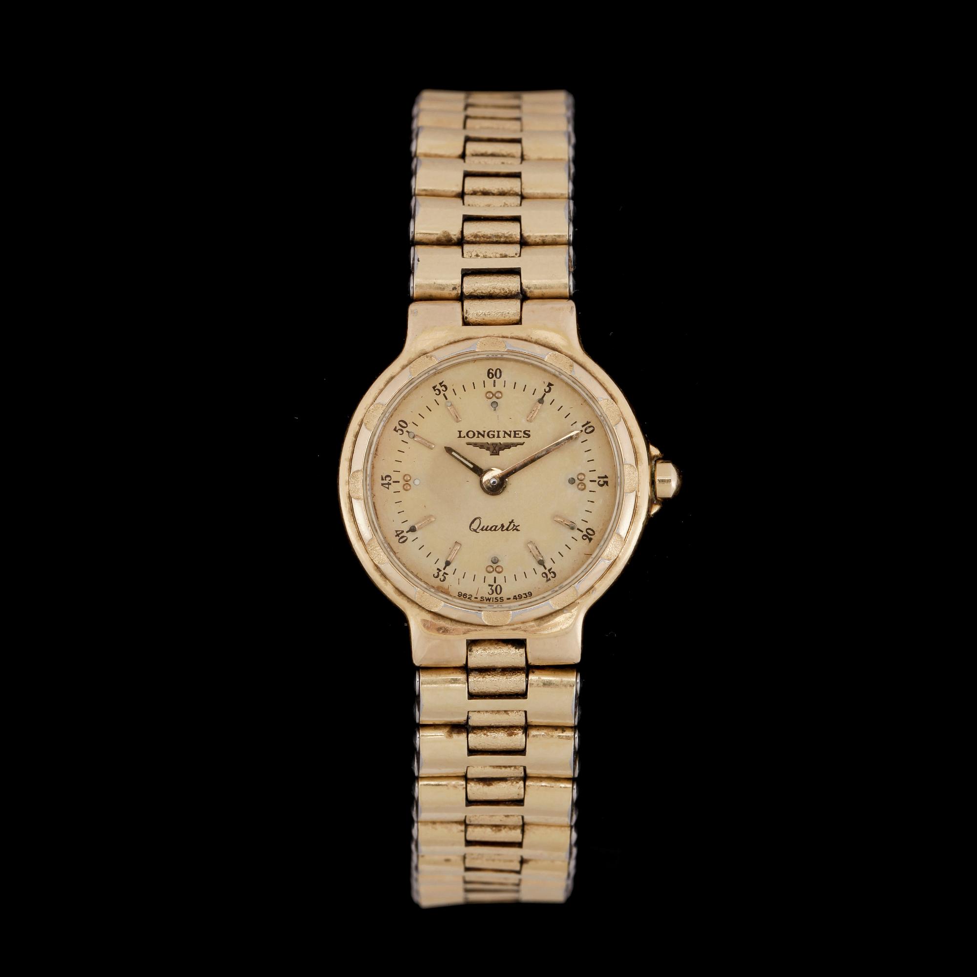 DAMARMBANDSUR, Longines, Conquest, doublé, 1990-tal.