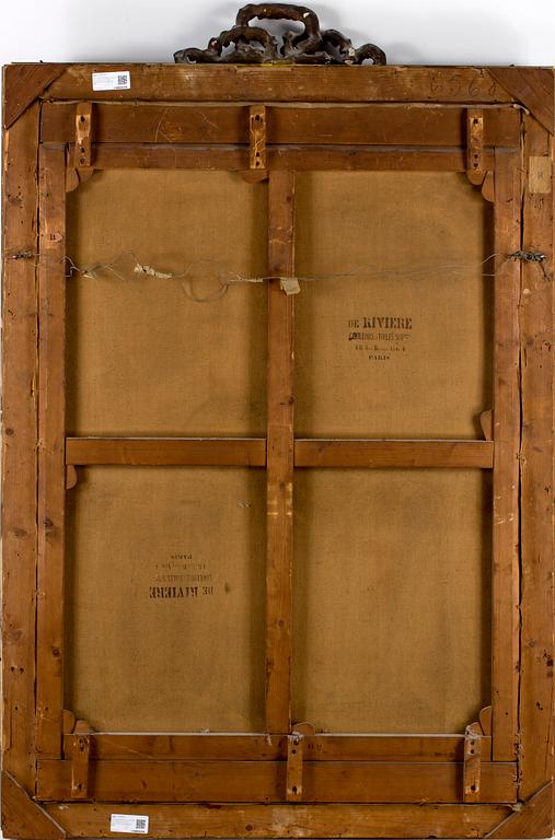 AVA LAGERCRANTZ, olja på duk, signerad Ava de Lagercrantz och daterad 1889.