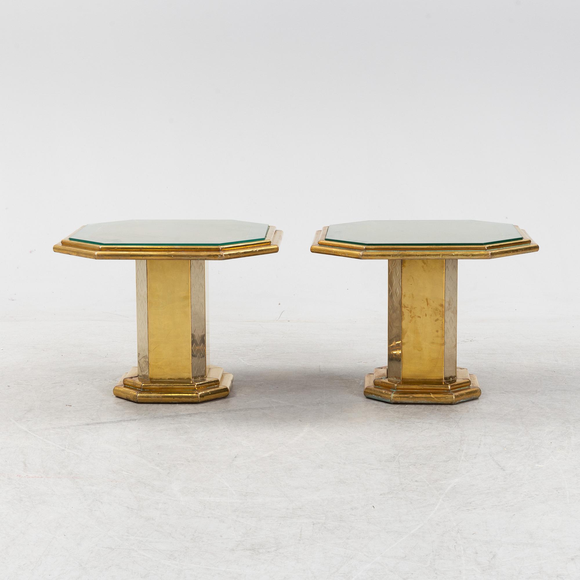 Harry Snörén, sidobord, ett par, 1970-tal.