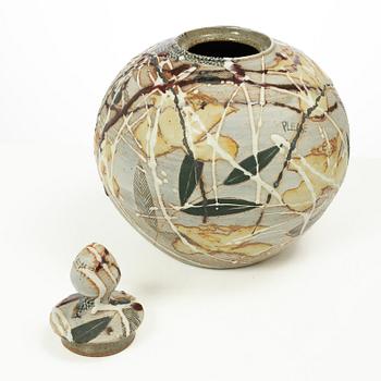 Eva Bengtsson, a vase with lid.