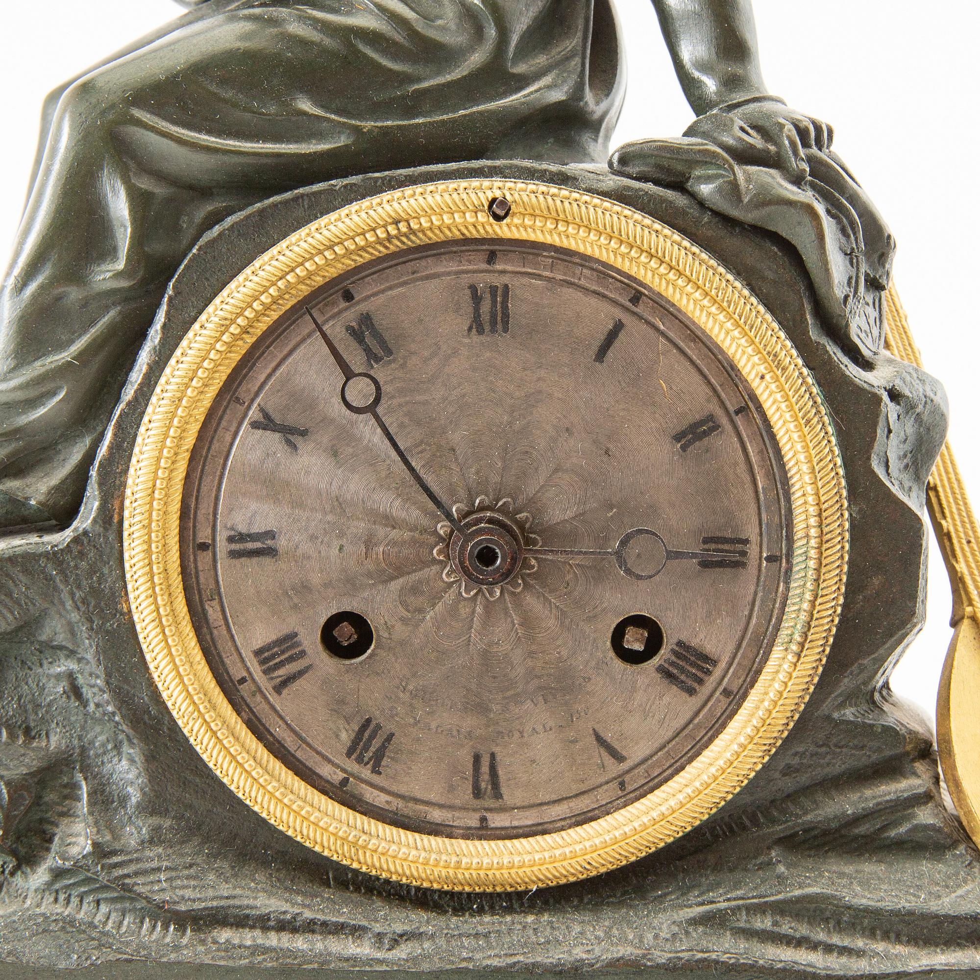 Table pendulum, Sen-empire, mid-19th century.