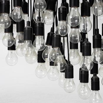 Bengt Fröderberg, (b. 1951), ceiling lamp, "Crocodile", own studio.