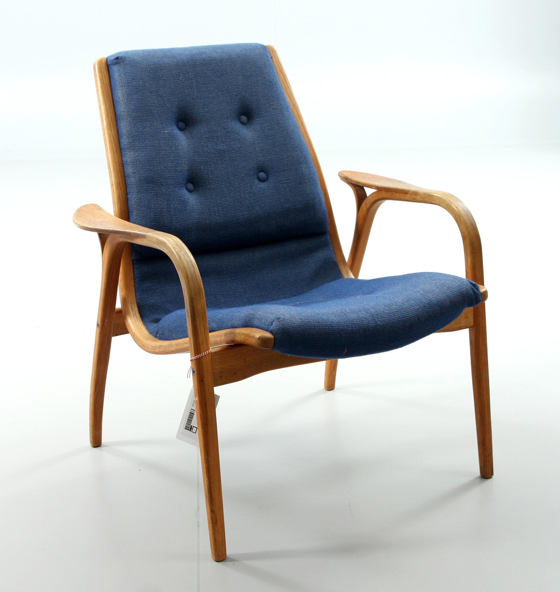 FÅTÖLJ, "Laminett", Yngve Ekström, Swedese,  märkt 1966.