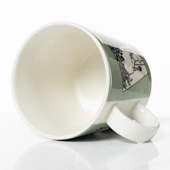 Moomin Mug Green, Arabia, Finland 1990-1993.