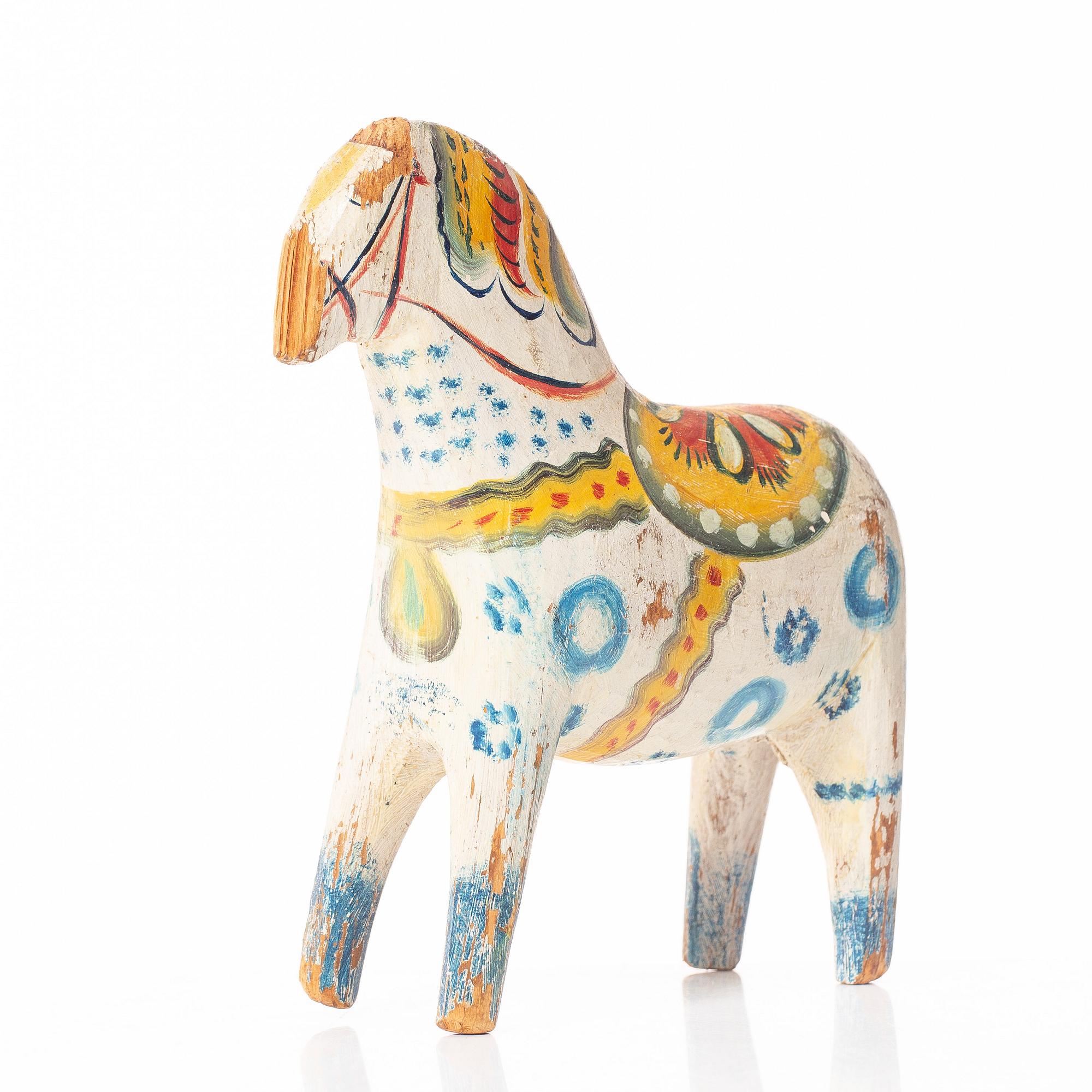 Dalahäst, allmoge, 1900-talets första hälft.