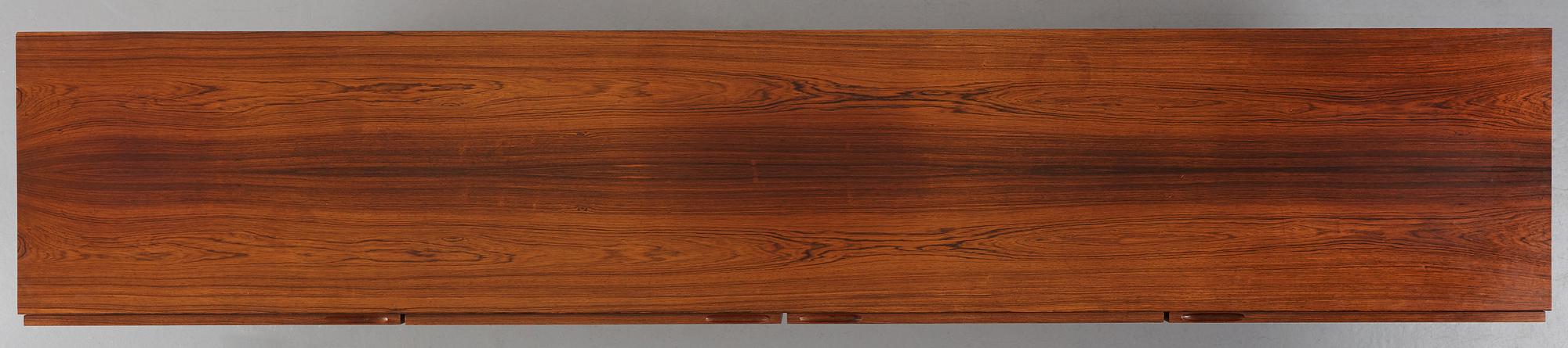 Ib Kofod-Larsen, a rosewood veneered sideboard, Seffle Möbelfabrik, Sweden 1960s.