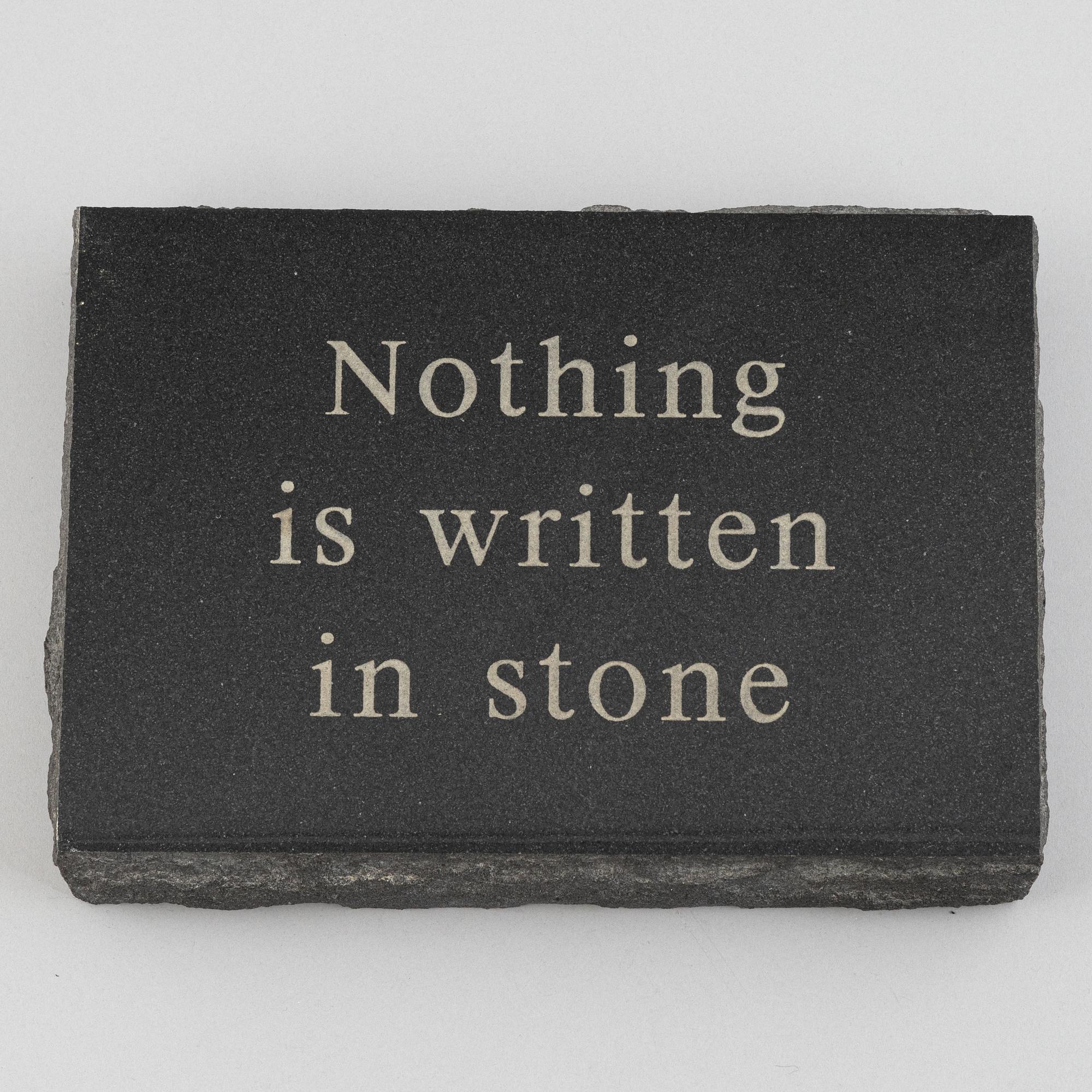 Rinaldo Frattolillo,  ”Nothing is written in stone”.