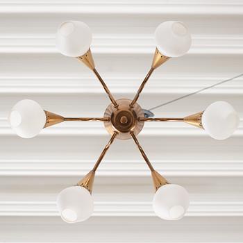 Harald Notini, presumably, a ceiling lamp, model "12196", Arvid Böhlmarks Lampfabrik, 1950s.