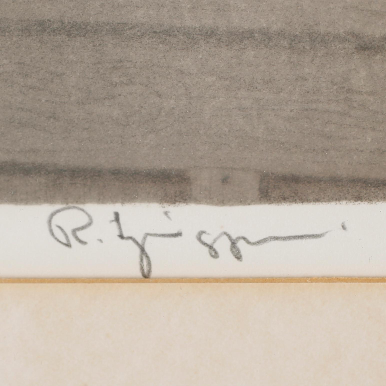 REINHOLD LJUNGGREN, färglitografi, signerad, provtryck.