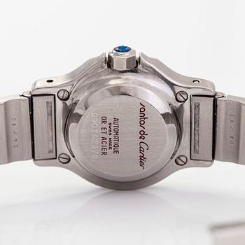 Cartier, Santos Ronde, wristwatch, 24 mm.
