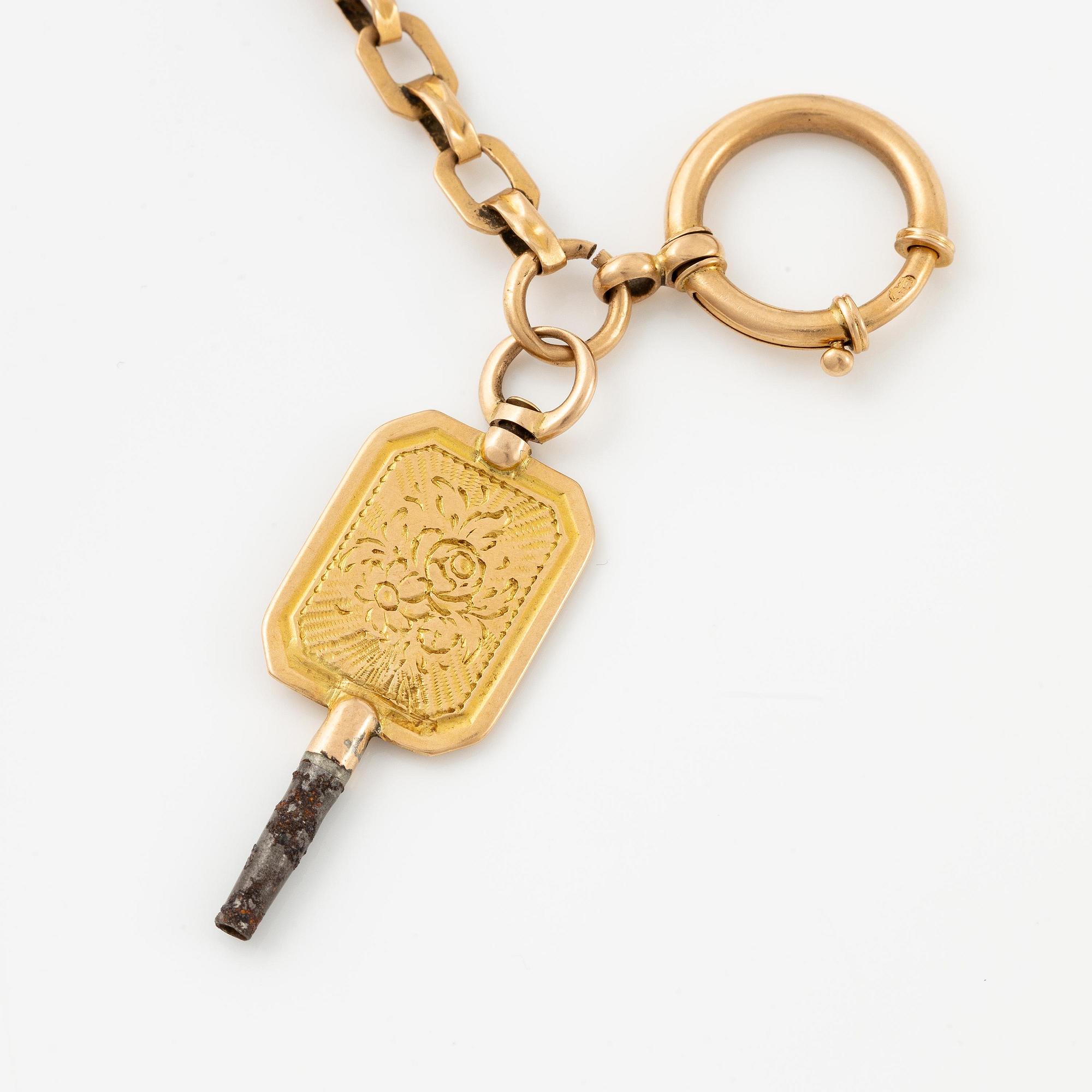 A gold pocketwatch by P. Ramstesdt (watchmaker in Stockholm 1782-1801), 1786.