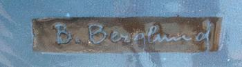 Bengt Berglund, enamel signed Gustavsberg.