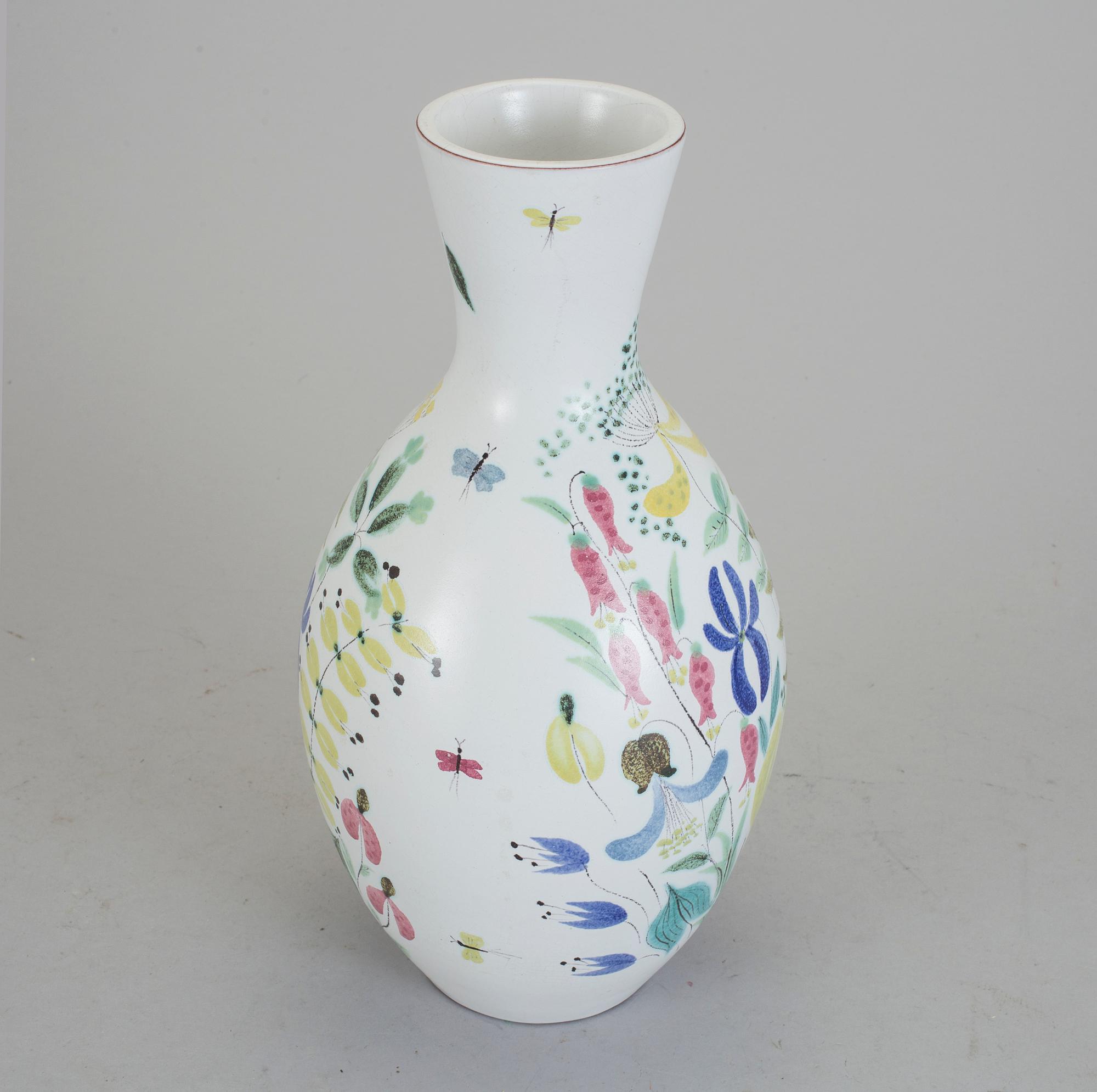 KANNA, fajans, Stig Lindberg, Gustavsberg, 1940-/50-tal.