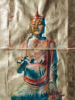 Mike & Doug Starn (Starn Twins), "Untitled, Bodhisattva #1", 2005-2008.