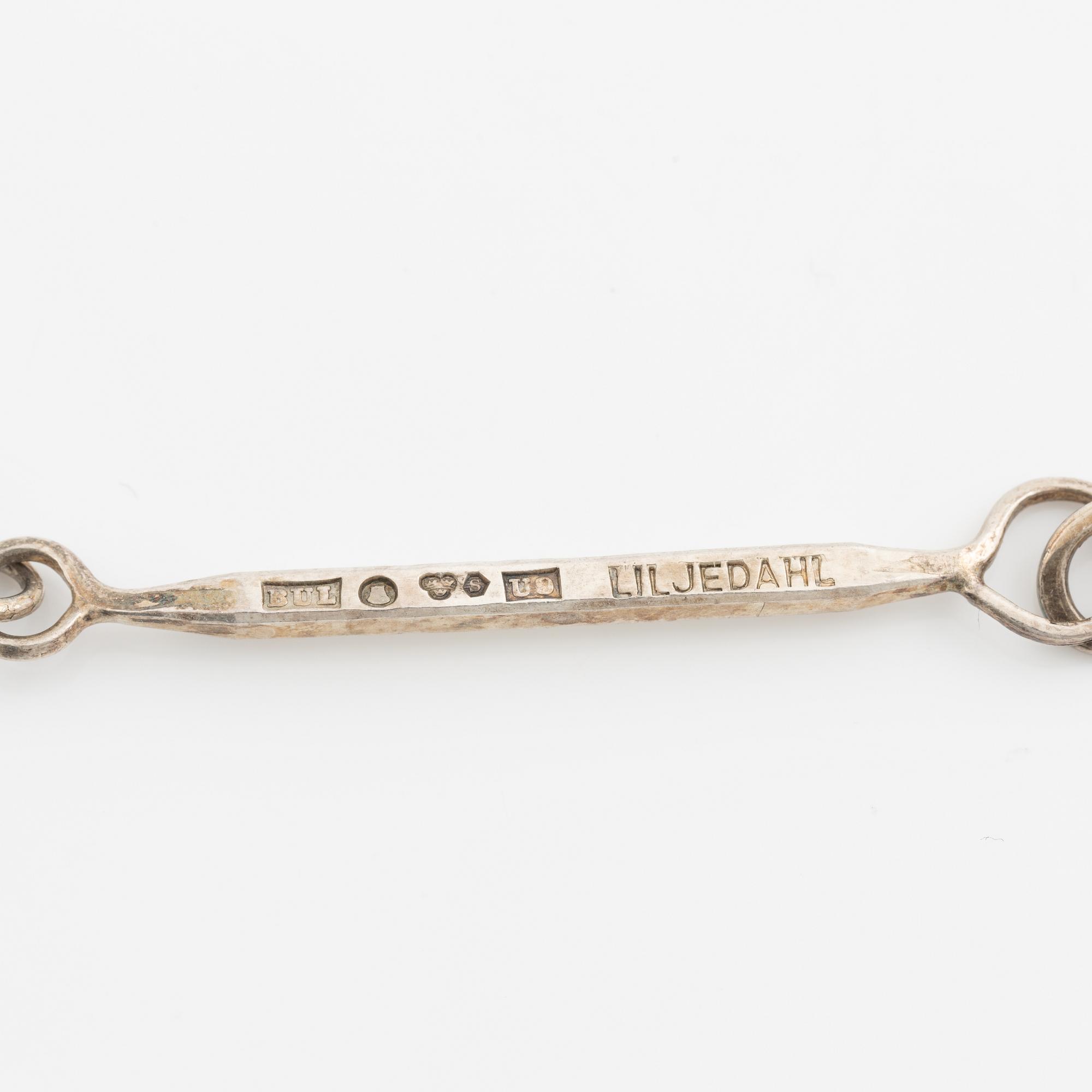 Bengt Liljedahl, necklace, silver.