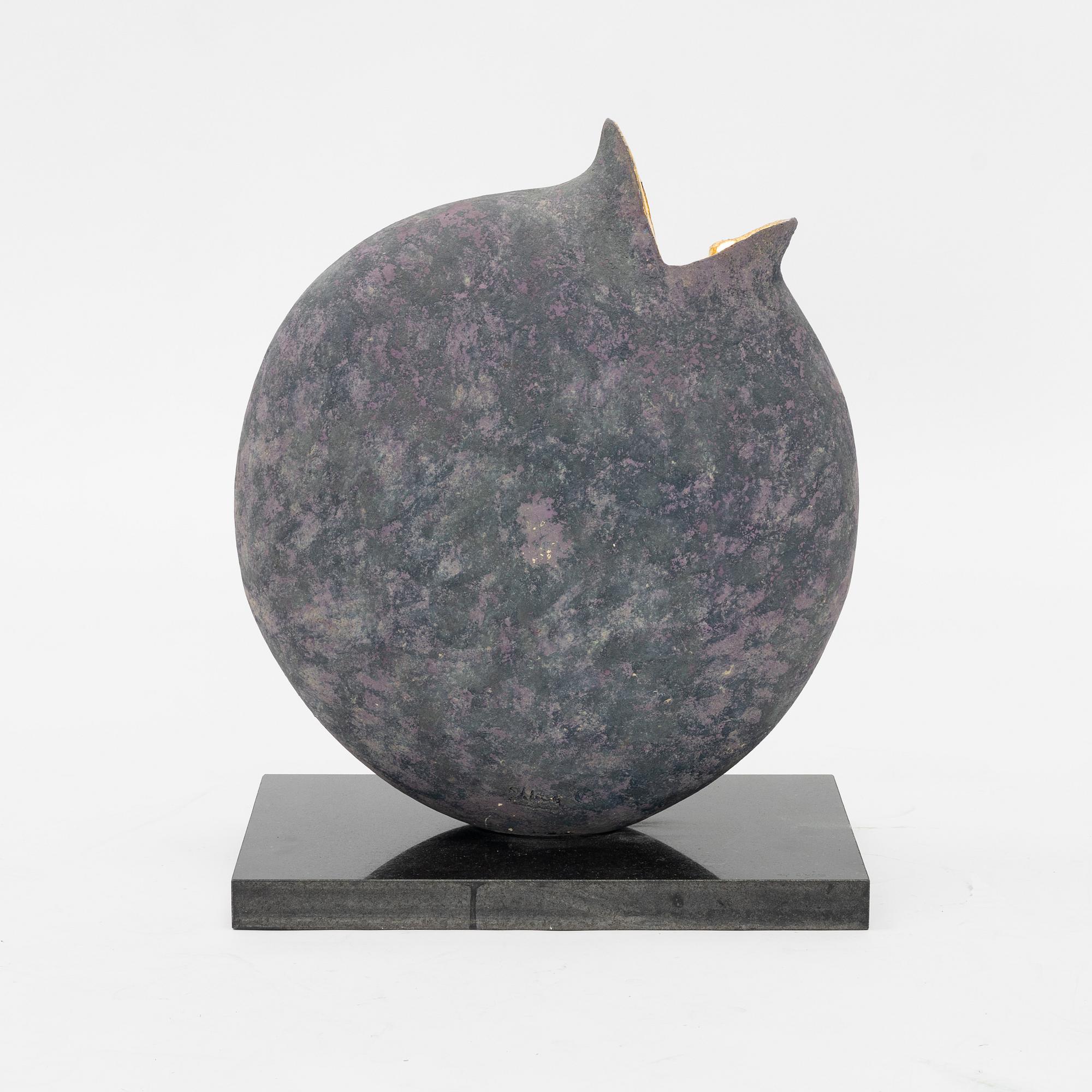 Alf Ekberg, a stoneware sculpture, signed.