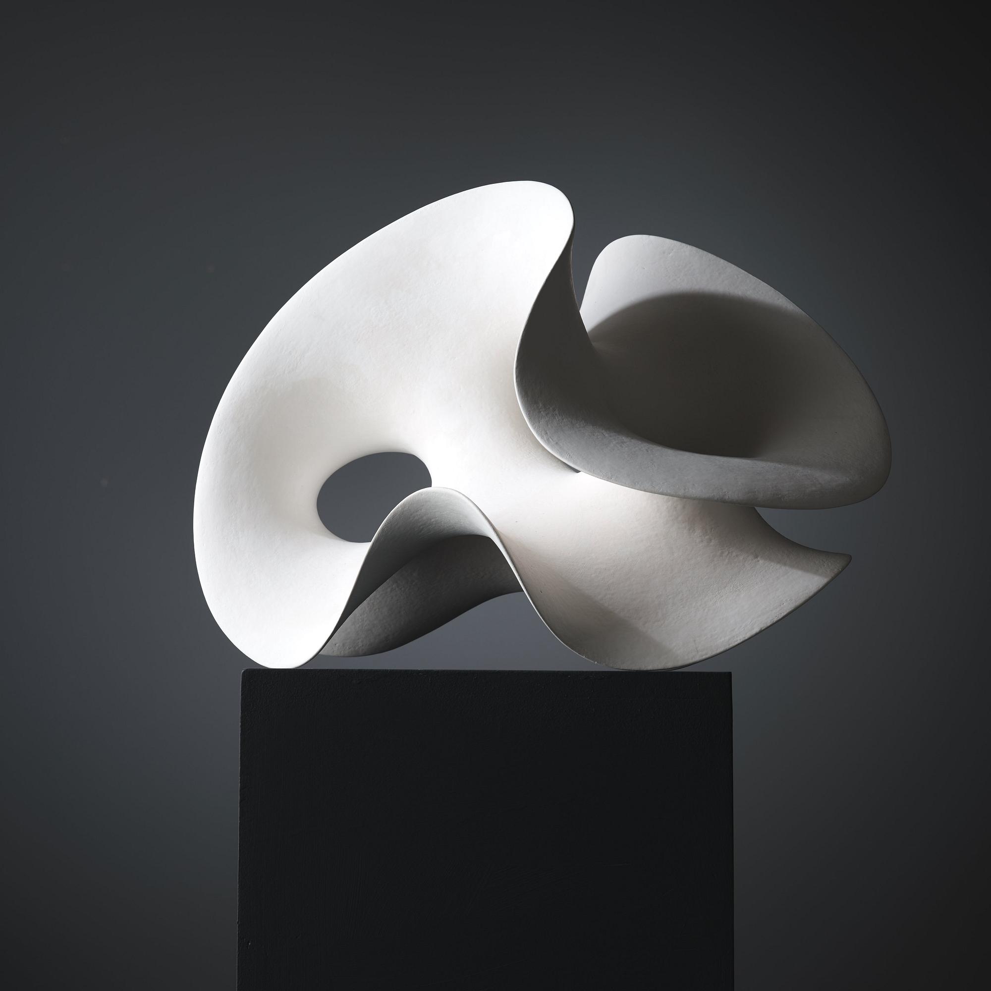 Eva Hild, an engobed stoneware sculpture "Loop 319", Sparsör Sweden 2005.