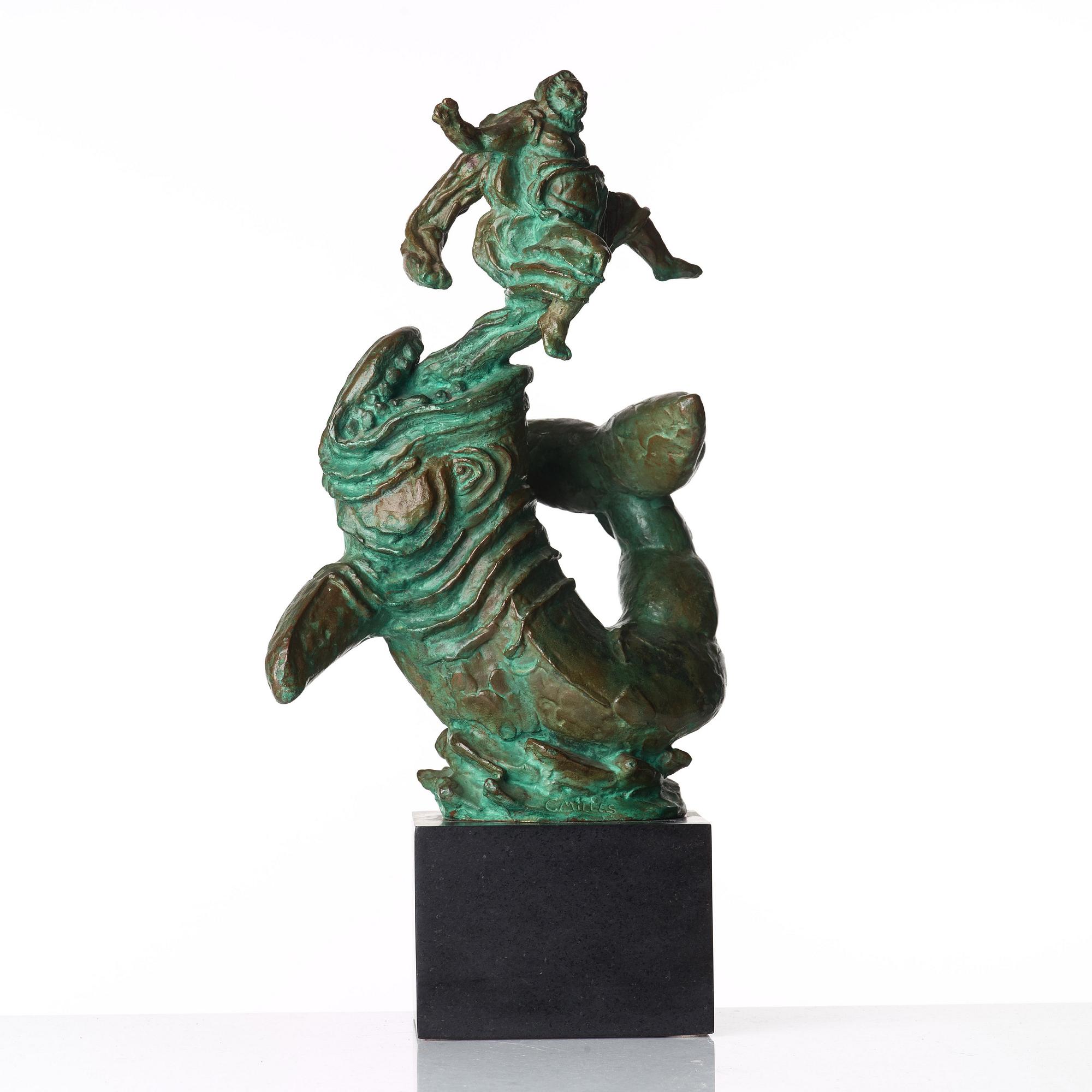 Carl Milles, "Jona och valfisken".