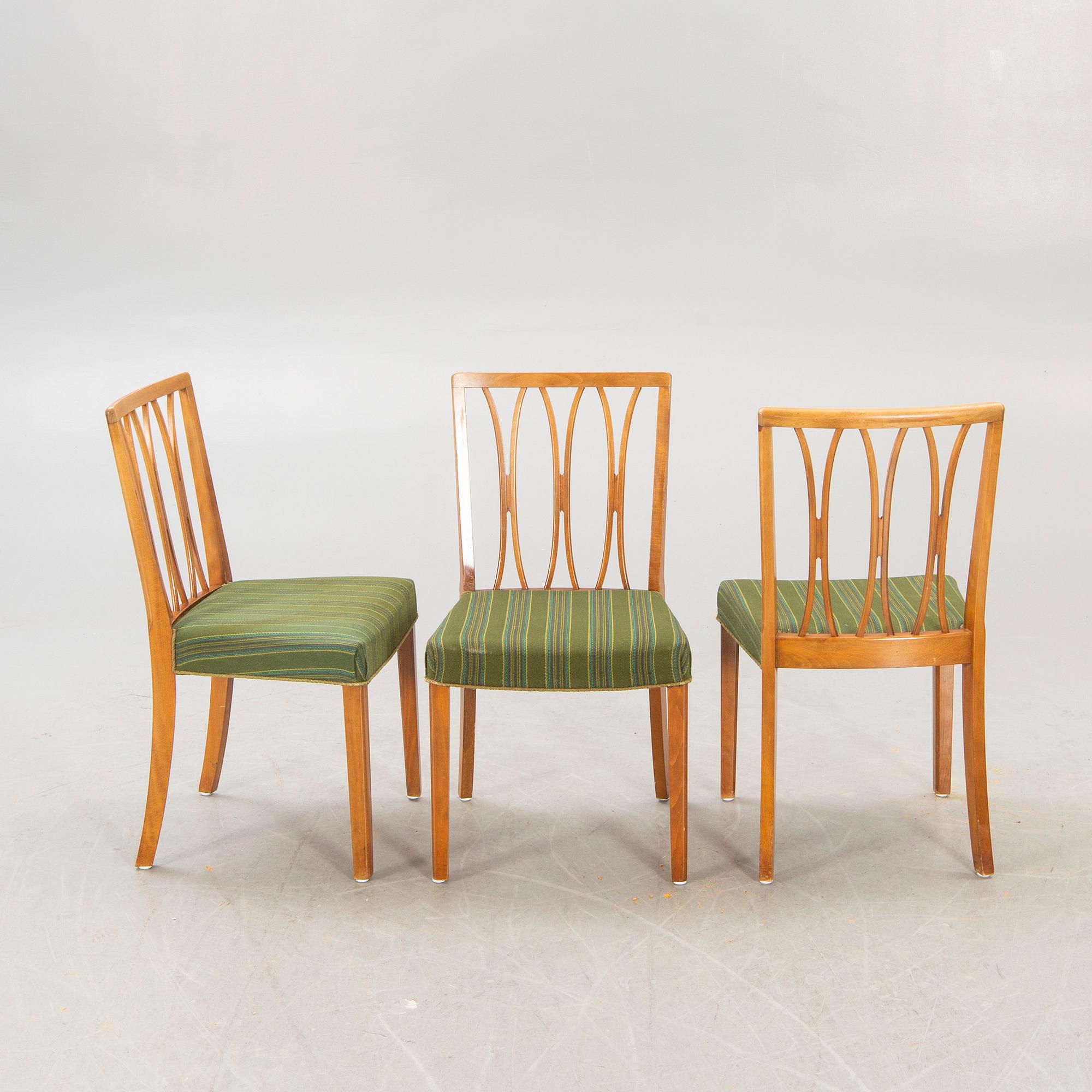 Stolar, 6 st, Danmark, 1940-50-tal.