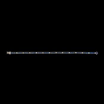 35. A princess-cut diamond and sapphire bracelet. Total diamond carat weight circa 0.70 ct.