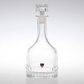 KARAFF, glas, "Silvia", märkt Orrefors, numrerad 3805-831.