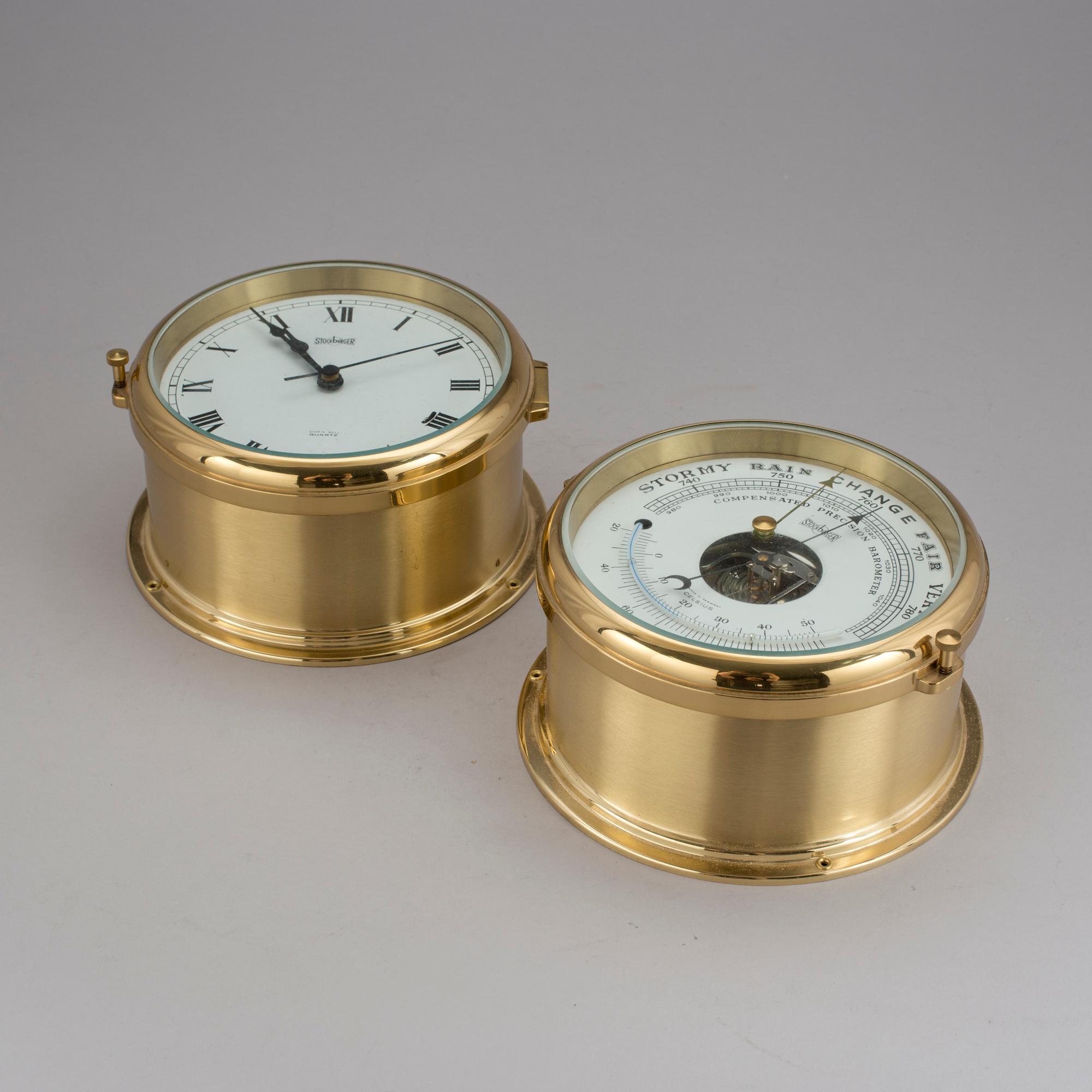 SKEPPSUR samt BAROMETER, Stockburger, 1900-talets andra hälft.