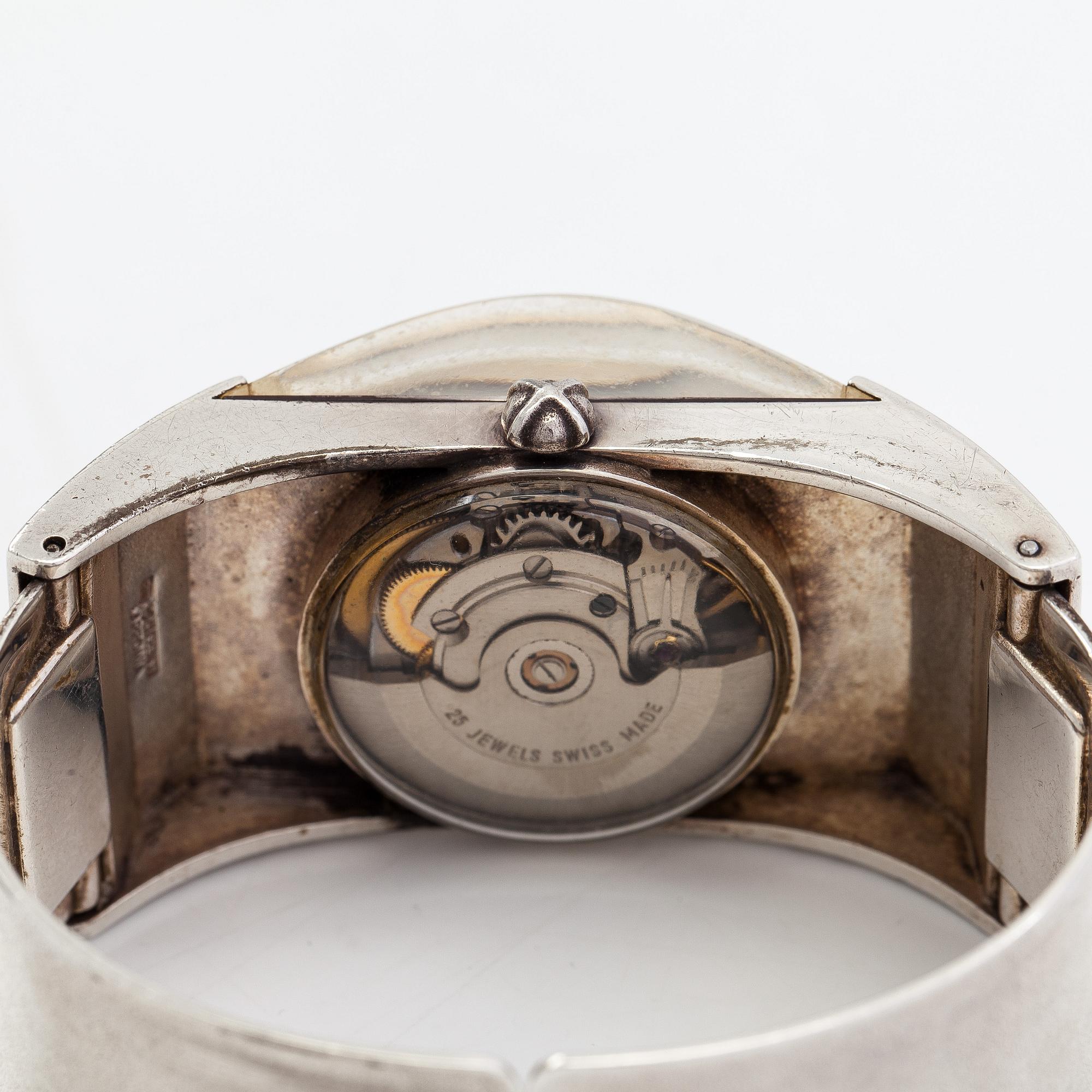 Björn Weckstöm, armbandsur, "Aikarauta", 31 mm. Lapponia 1976.