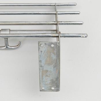Mogens Mogensen, Hat rack, chrome-plated metal, second half of the 20th century for Albin Karlsson's Metal Factory, Eskilstuna.