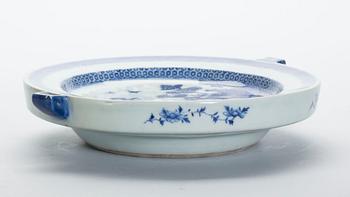 VÄRMEFAT, porslin, Kina 1700/1800-tal.