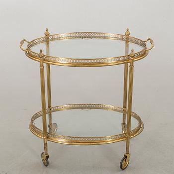 A 20th CENTURY SERVING TROLLEY.