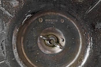 SÅSSKÅLAR, ett par, silver, varav en silverhalt 830. Christian F Heise, Köpenhamn, Danmark. 1916. Vikt ca 838 g.