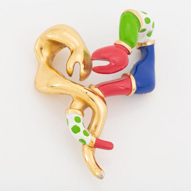 Niki de Saint Phalle, bangle and pendant, 1982.