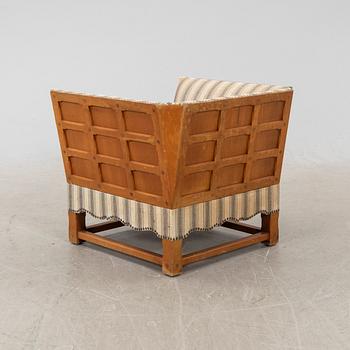 Fåtölj  Elias Barup, sannolikt "Den Spanska Möbeln", Gärsnäs 1920-30-tal.