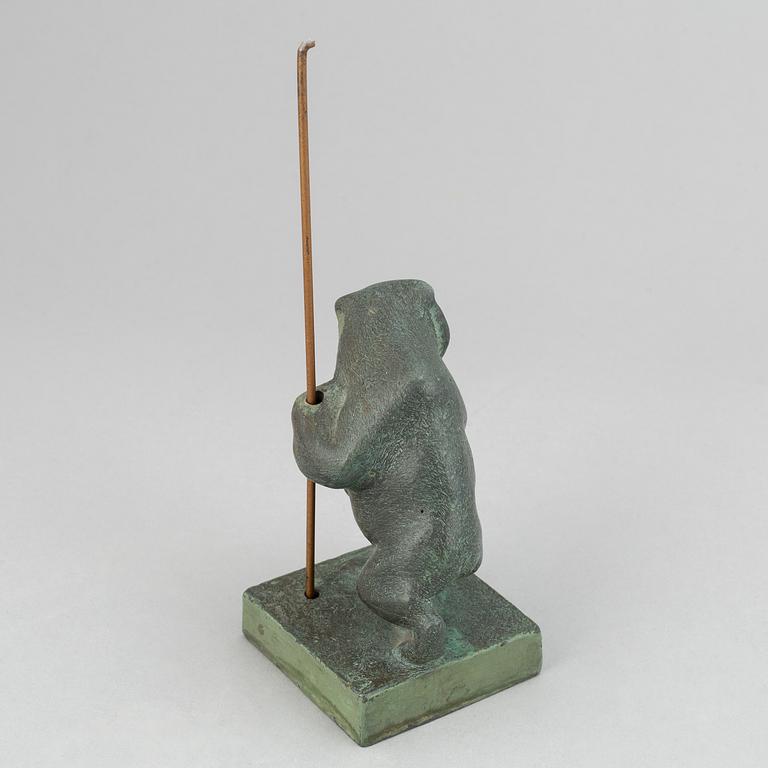 Jussi Mäntynen, sculpture, bronze, signed with stamp.