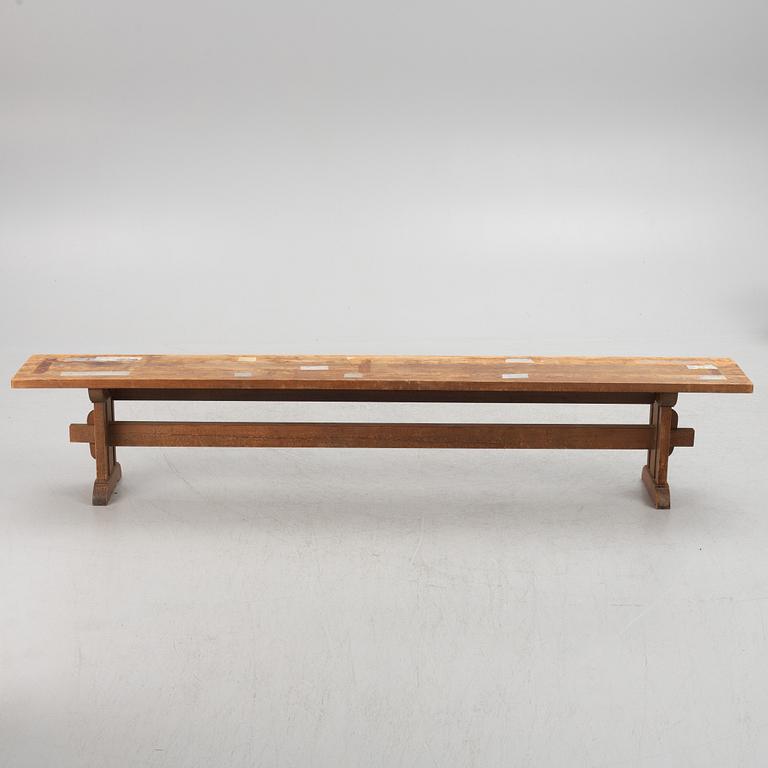 Benches a pair, 20th century.