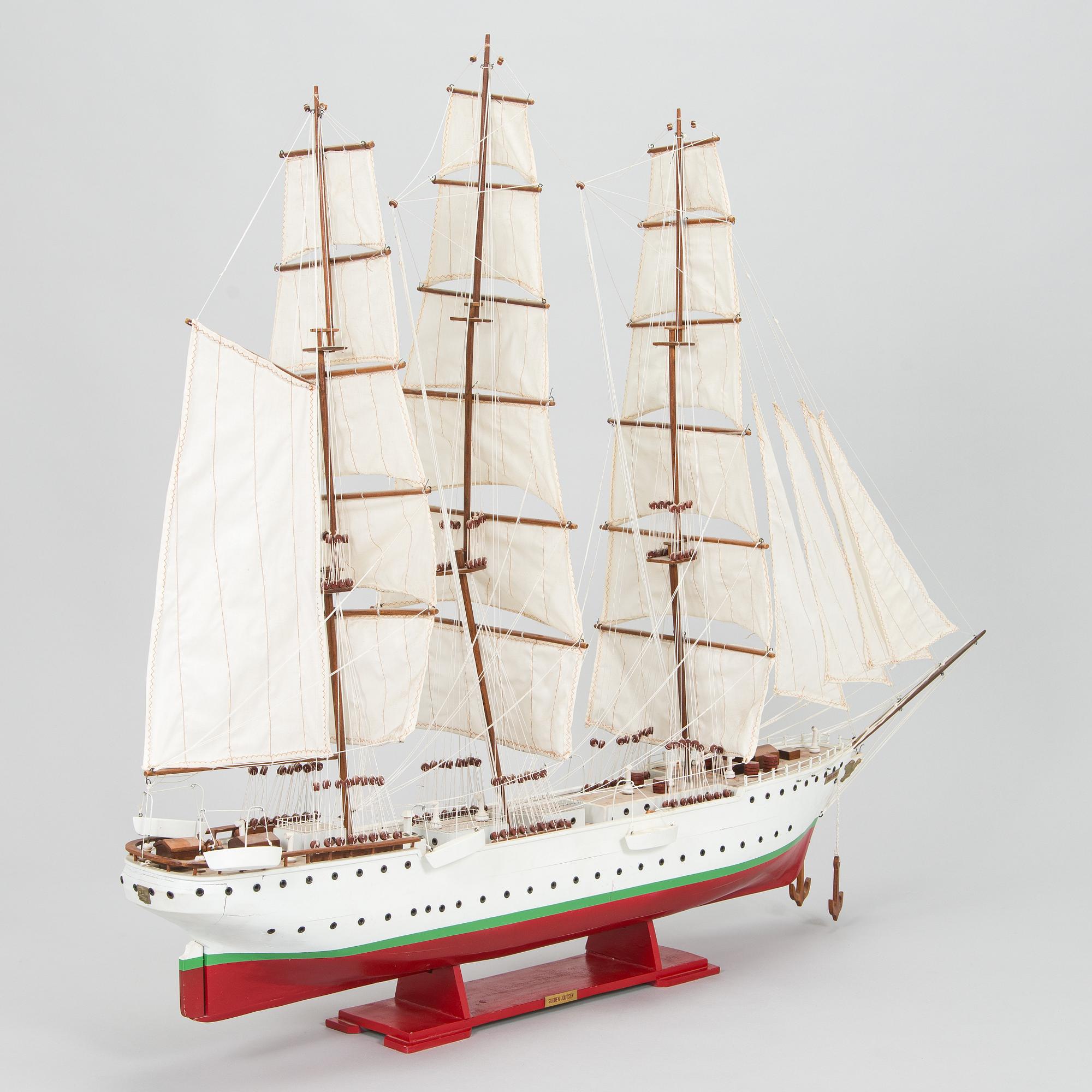 Pienoismalli, Suomen Joutsen, 1900-luku.