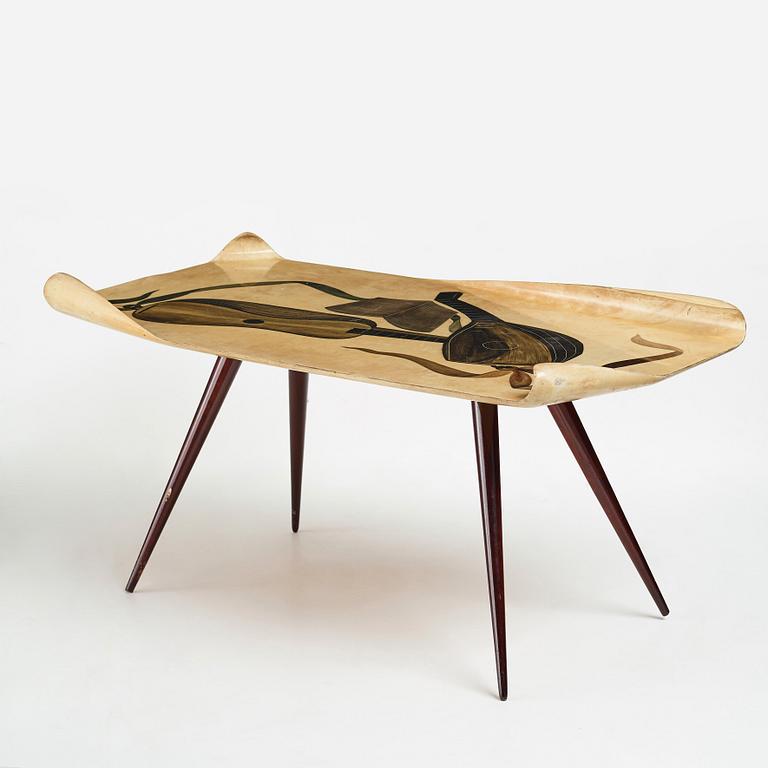 Aldo Tura, attributed to, a side table, Italy 1950-60's.