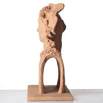 Hertha Hillfon, a terracotta sculpture, Sweden, provenance Hertha Hillfon.