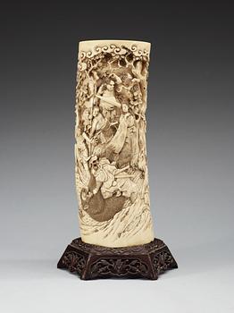 SKULPTUR, elfenben. Japan, Meiji.
