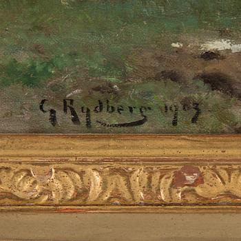 GUSTAF RYDBERG, oil on canvas, signed and dated 1903.