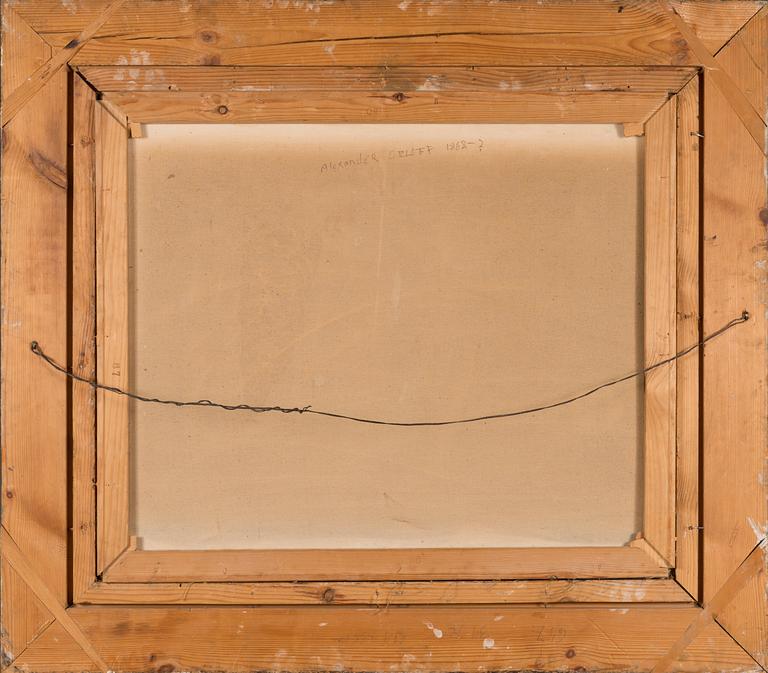 Alexandr Grigoriev Orlov, oil on canvas, signed.