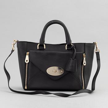 Mulberry, a black leather 'Willow' handbag.