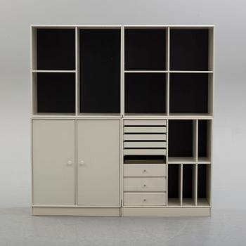 A shelving system, designed by Peter J. Lassen for Montana Møbler, made around year 2000.