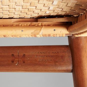 Hans J. Wegner, "Kohornsstolen/ Cowhorn chair", sex stycken, "JH-505", Johannes Hansen, Danmark 1950-60.