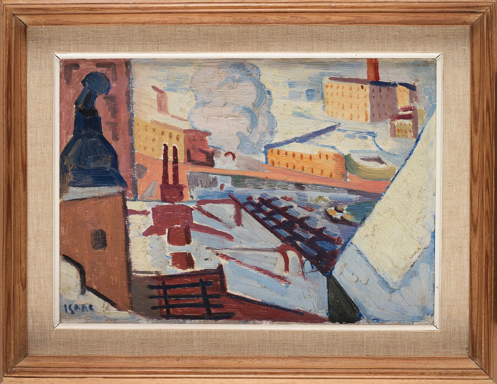 Isaac Grünewald, Utsikt från Södermalm mot Riddarholmen.