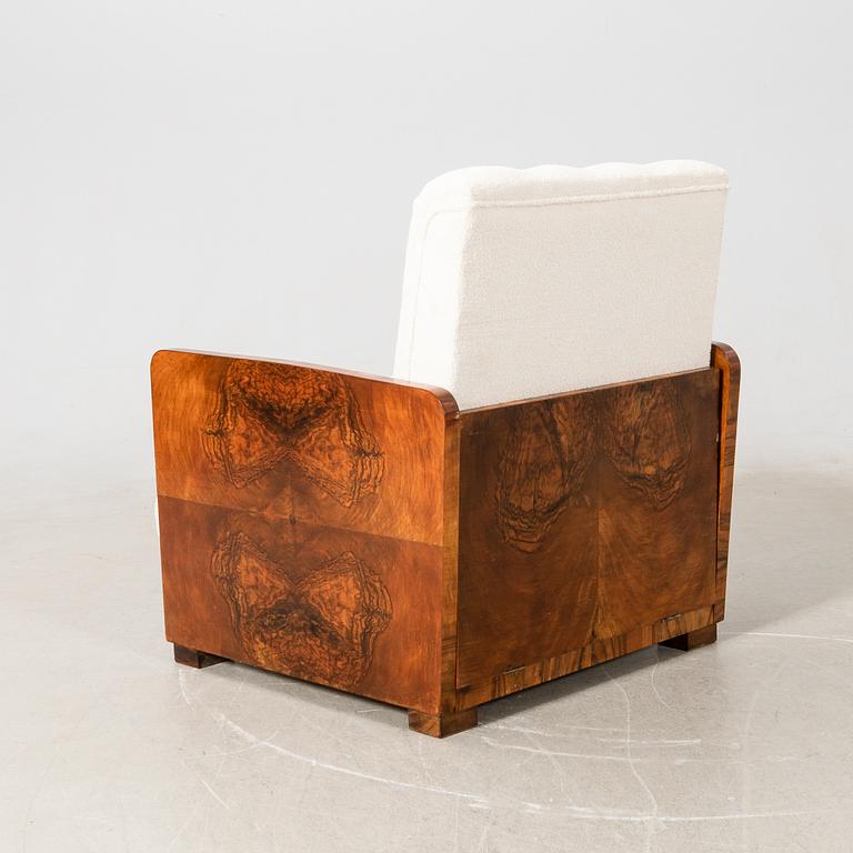 Fåtölj/säng, Art Deco, 1900-talets första hälft.