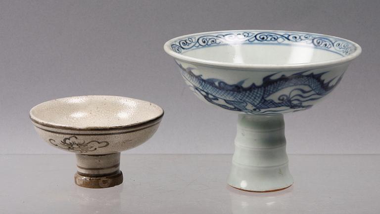 SKÅLAR, 2 st, keramik, Kina.